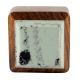 Sea Green Square Wooden And Resin Cabinet Knob